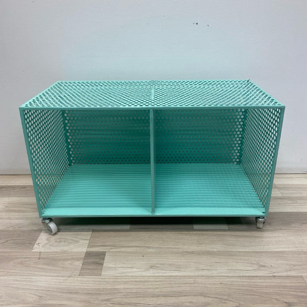 Aqua Metal Storage Cart