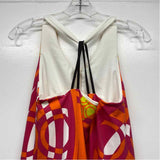 Title Nine Size M Women's Pink-Multi Pattern A Line Dress