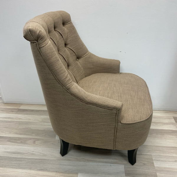 Tweed Brown Solid Chair