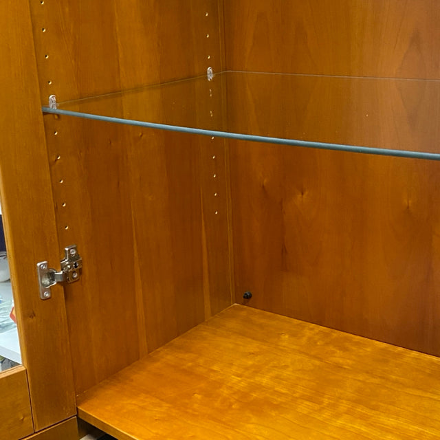 Skovby Danish Mid Century Modern Solid Brown Teak Cabinet