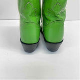 Old West Size 6.5 Women's Lime Embroidered Western Boots