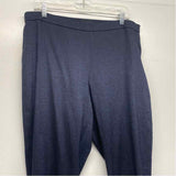 Theory Size 12 Women's Navy Solid Pull On Capri