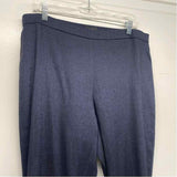 Theory Size 12 Women's Navy Solid Pull On Capri