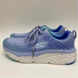 Skechers Size 8.5 Women's Light Blue Stripe Lace Up Sneakers