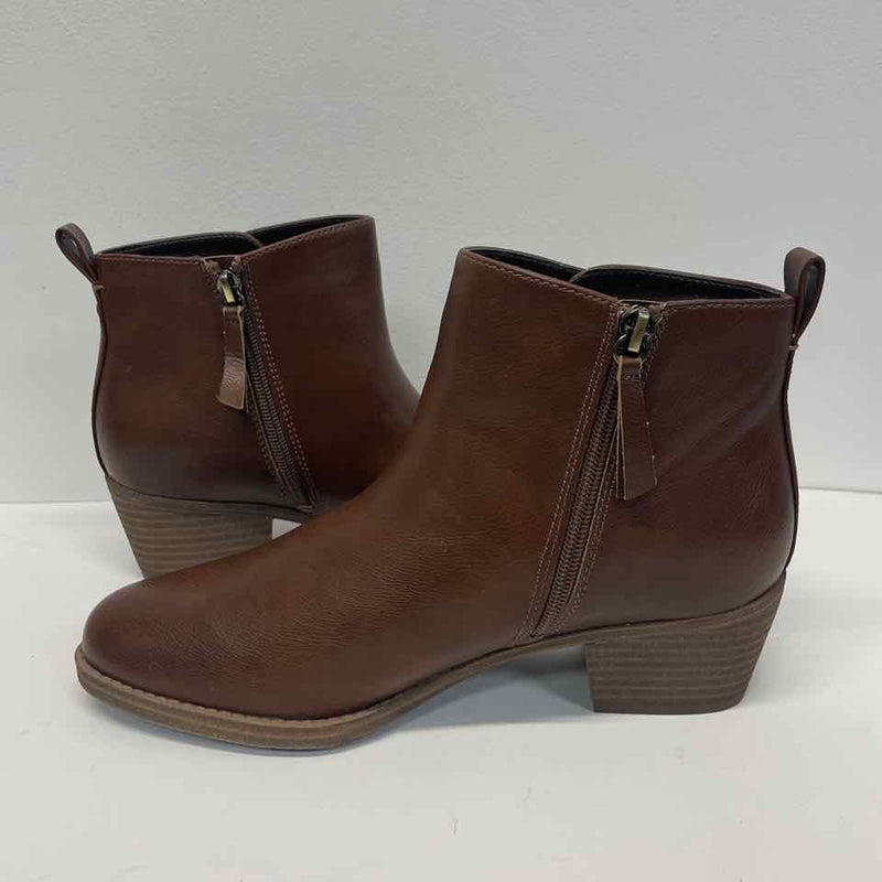 Naturalizer Soul Size 8.5 Women's Cappucino Solid Ankle Booties