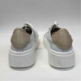 Michele Lopriore Size 39-9 Women's White Solid Lace Up Sneakers
