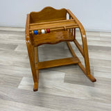 Children's Natural Wood Rocker