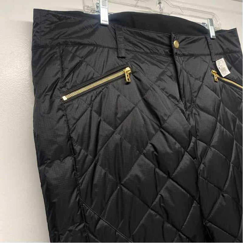 Bogner Size 12-L Women's Black Solid Snow Activewear Pants