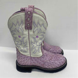 Ariat Size 6.5 Women's Lilac-White Embroidered Western Boots