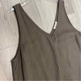 Nomad The Label Size XXL Women's Light brown Solid Shift Dress