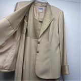 Karen Miller Size 14-L Women's Champagne Shimmer Maxi Dress w Long Sleeve Jacket