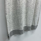 Soft Surroundings Size L Women's Light Gray Tweed Maxi-Long Sleeve Dress