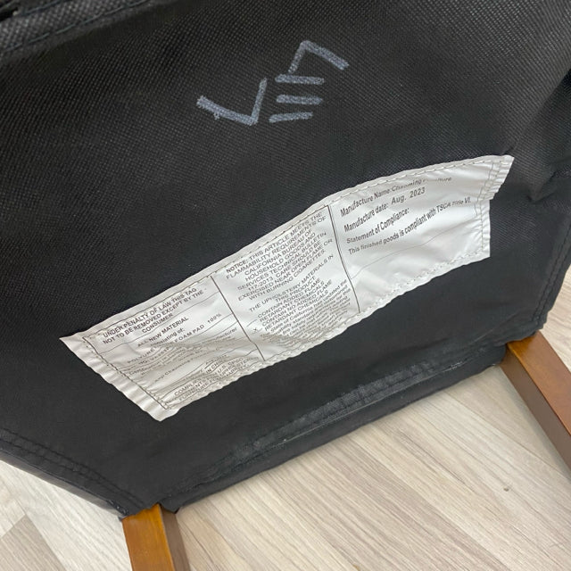 Pair Dark Brown Faux leather Counter Height Stool