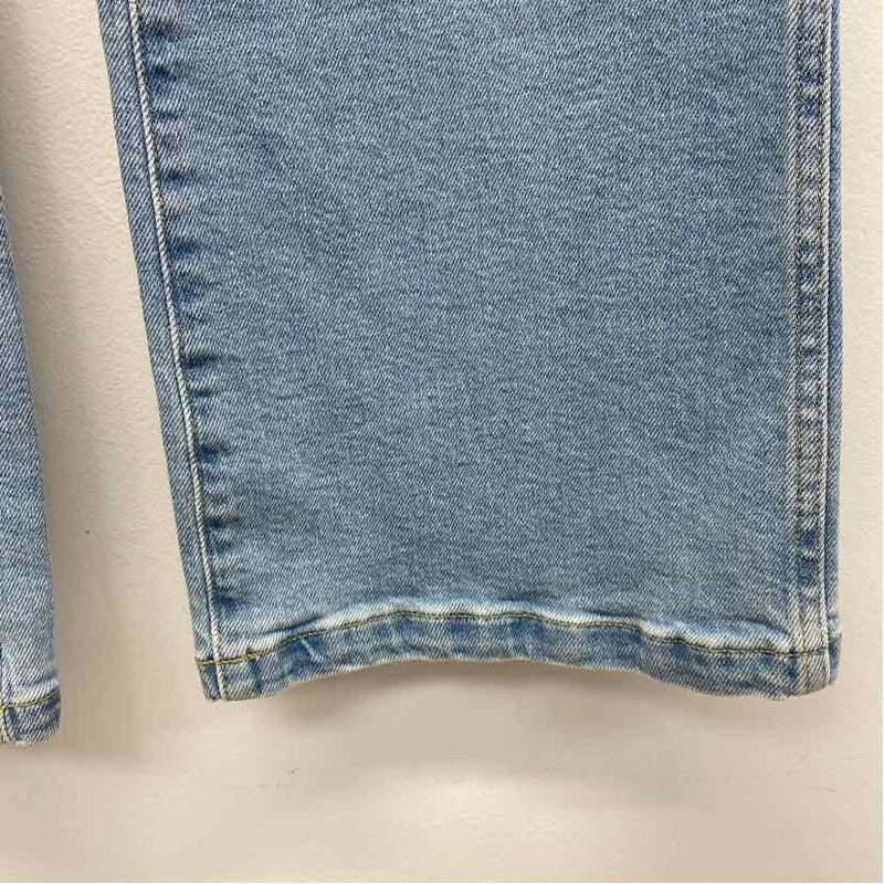 Outerknown Size 32-14 Women's Light Blue Flare Hem Jeans