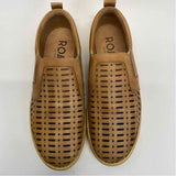 Roan By Bed Stu Size 8 Women's Brown Cut Out Slip On Shoes