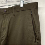 Billabong Size 34 Brown Cotton Blend Solid Men's Men's Pants