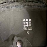 Title Nine Size 8 Women's Green Solid Hiking Pants