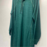 Toad&Co Size L Women's Green Tweed Sweater Dress