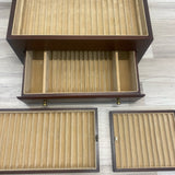 Box Multi-tier fountain pen display case