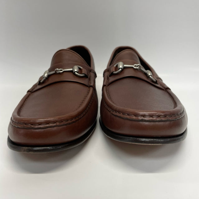 Allen Edmonds Men's 12 Solid Brown Leather Loafer Shoes