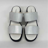Vagabond Shoemakers Size 7 Women's White-Black Solid Platform Sandals