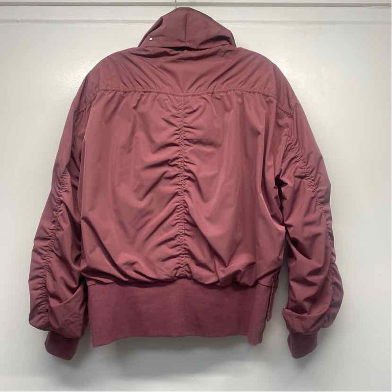 Athleta Women's Size L Canberry Solid Zip Up Jacket