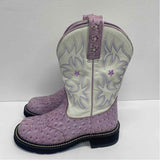 Ariat Size 6.5 Women's Lilac-White Embroidered Western Boots