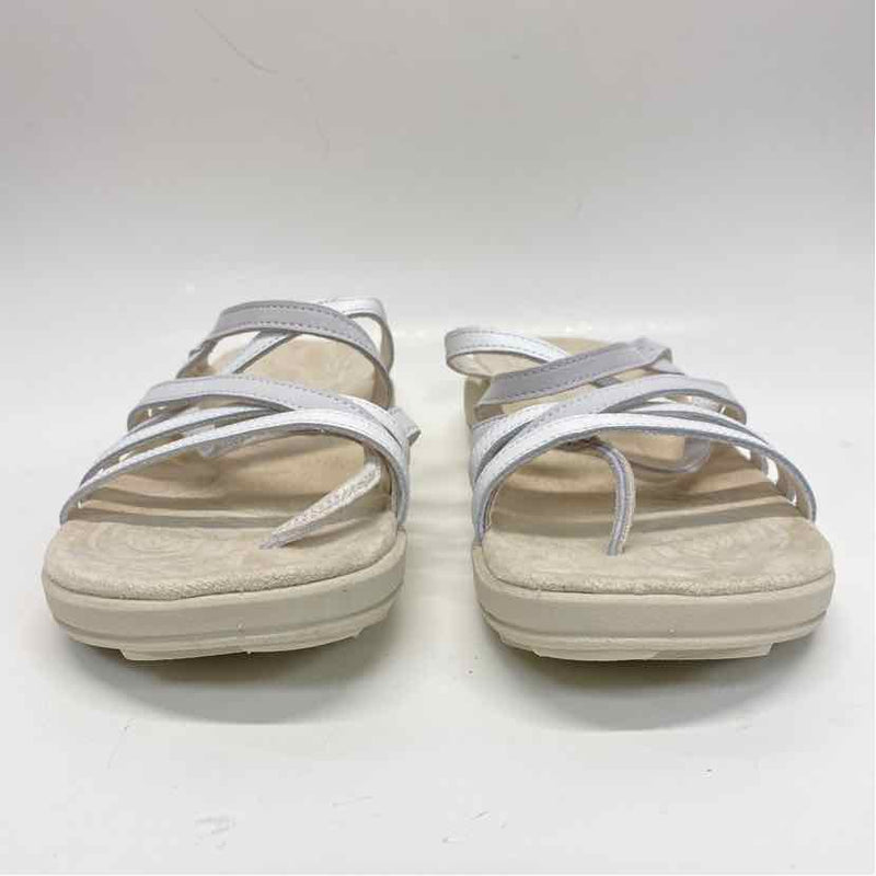 Merrell Size 7 Women's White Solid Strappy Sandals
