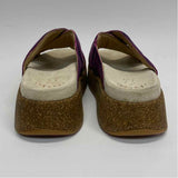 Dansko Size 37-7 Women's Purple Solid Slip On Sandals