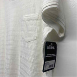 Kuhl Size Xl Women's White Textured Short Sleeve T-Shirt Dress