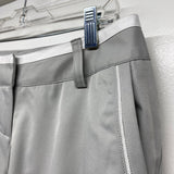 Adidas Size 4-S Women's Light Gray Solid Bermuda Shorts