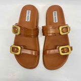 Steve Madden Size 8 Women's Brown Solid Strappy Sandals