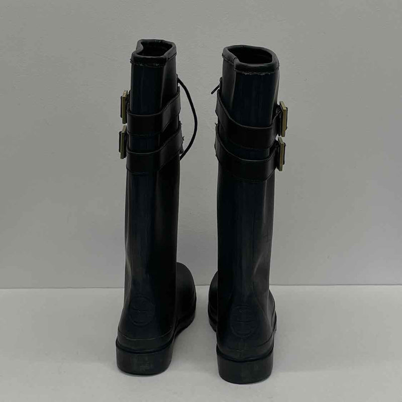 Tory Burch Size 8 Women's Black Solid Rain Boots