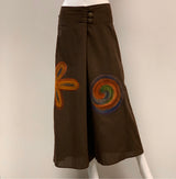 Pants faux skirt 3 buttons waist