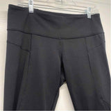 Lululemon Size 10-M Women's Black Solid Capri Leggings Activewear Pants