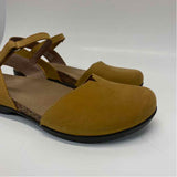 Dansko Size 37-6.5 Women's Mustard Solid Slingback Shoes