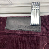 Zadig & Voltaire Size 0 Women's Purple Solid Jeans