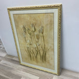 Framed print by Chery Blum - Long steam Tulips - Lovely