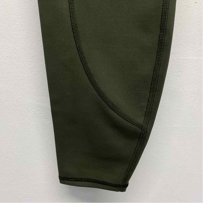Athleta Size S Women's Green Solid Leggings Activewear Pants