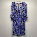 Lilly Pulitzer Size S Women's Blue-White Pattern Short Romper