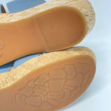 Kork-Ease Size 7 Women's Light Blue Solid Wedge Sandals