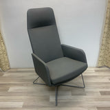 Accent Gray Solid Chair