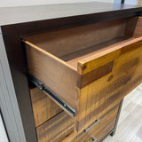 Brown Wood Dressers/Chest with 5 Drawers