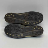 Lands' End Size 7 Women's Black Patchwork Mary Jane Shoes