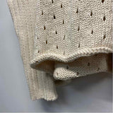 Shannon Passero Size M-S Women's Beige Solid Button Up Sweater