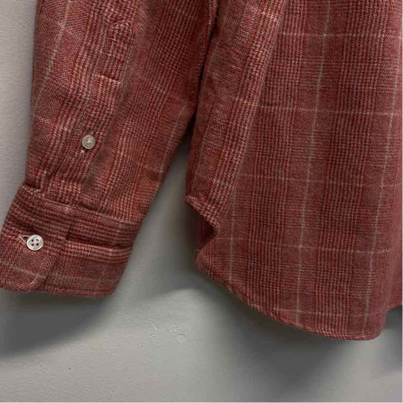 Frank & Eileen Est 1947 Size M Women's Red-White Plaid Button Up Shirt