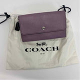 Coach Lilac- Burgundy Leather Wallet