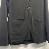 Eileen Fisher Women's Size XS Black Solid Single Button Jacket