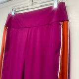 Kinona Size M Women's Orange-Pink Color Block Pull On Activewear Pants