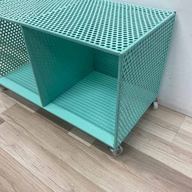 Aqua Metal Storage Cart
